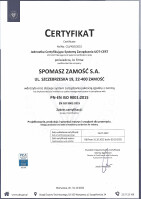Certyfikat Systemu Jakości