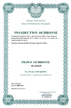 Świadectwo ochronne GH-15