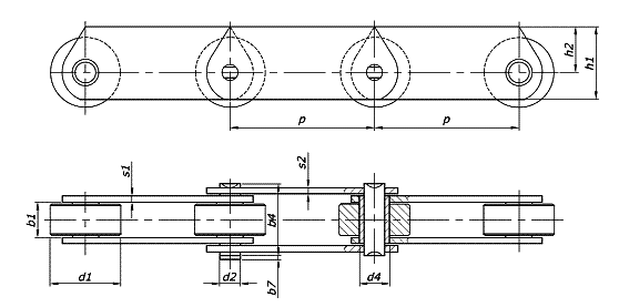 TYP FVT type carrier chains