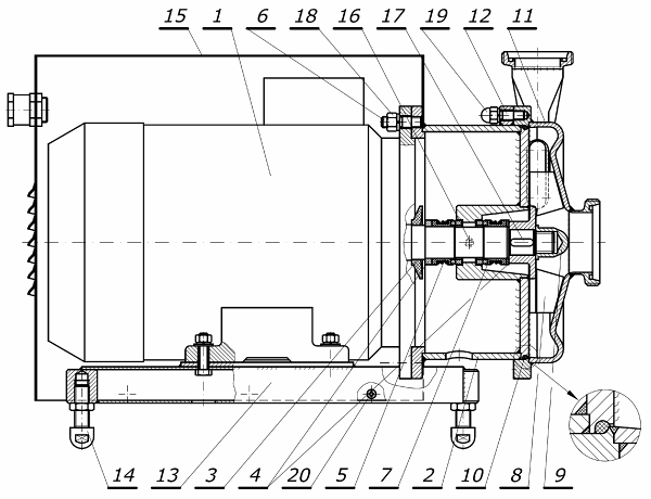 The GU-46 pump intersection - double sealing