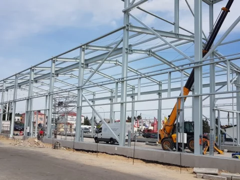 Zakup materiałów na budowę hali