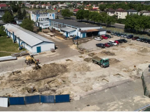 Budowa Konstrukcji wsporczej pod elektrowciągi 