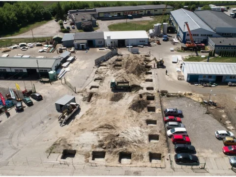 Budowa Konstrukcji wsporczej pod elektrowciągi 