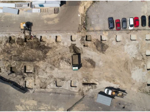 Budowa Konstrukcji wsporczej pod elektrowciągi 