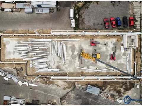 Budowa Konstrukcji wsporczej pod elektrowciągi 