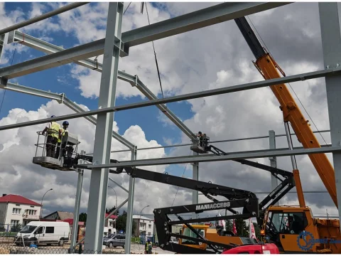 Budowa Konstrukcji wsporczej pod elektrowciągi 