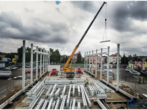 Budowa Konstrukcji wsporczej pod elektrowciągi 