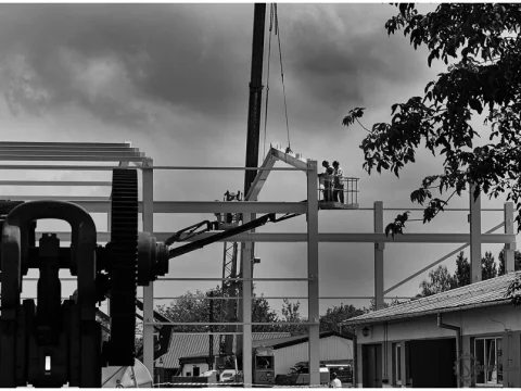 Budowa Konstrukcji wsporczej pod elektrowciągi 