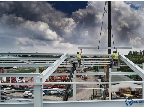 Budowa Konstrukcji wsporczej pod elektrowciągi 