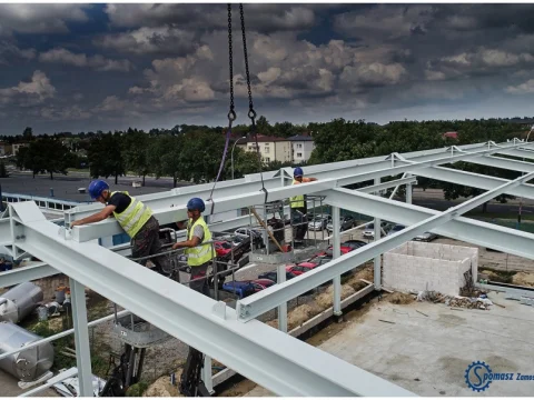 Budowa Konstrukcji wsporczej pod elektrowciągi 