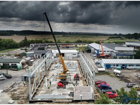 Budowa Konstrukcji wsporczej pod elektrowciągi 