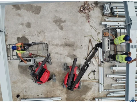 Budowa Konstrukcji wsporczej pod elektrowciągi 