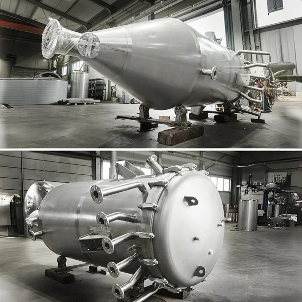 Nowoczesne zbiorniki ze stali kwasoodpornej