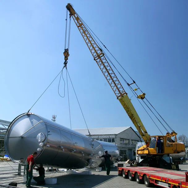 Nowoczesne zbiorniki ze stali kwasoodpornej