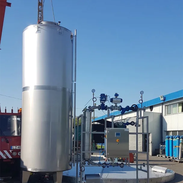 Nowoczesne zbiorniki ze stali kwasoodpornej