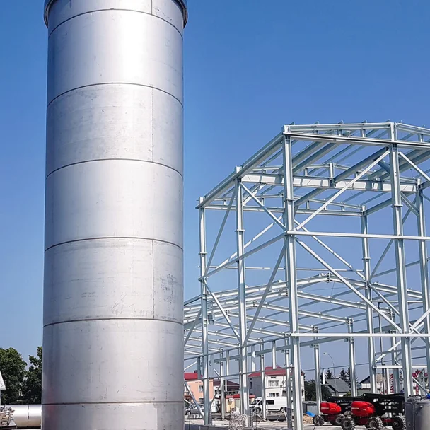 Nowoczesne zbiorniki ze stali kwasoodpornej