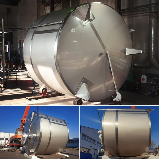 Nowoczesne zbiorniki ze stali kwasoodpornej